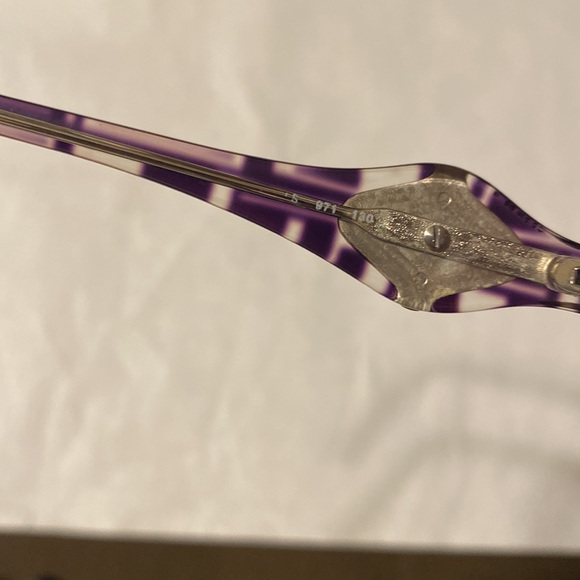 VINTAGE PUCCI BEAUTIFUL PURPLE & SILVER COLOR SUNGLASSES - Picture 8 of 8